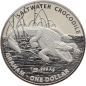 Preview: Australien 1 Dollar 2014 Salzwasserkrokodil Graham - 1 Unze Feinsilber